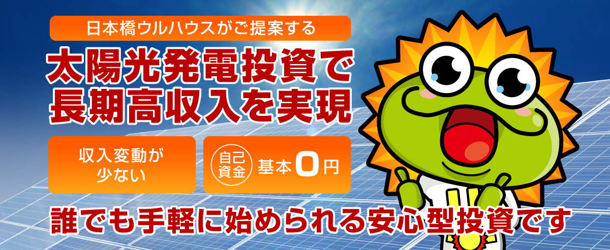 太陽光発電投資で長期高収入を実現